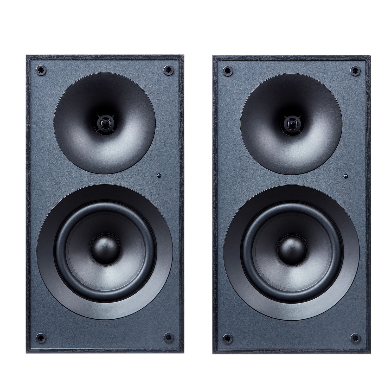 Active Powered Bookshelf Studio Monitor Speakers 25W X2 Bluetooth Coaxial Stereo_voghion.com